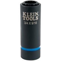Klein Tools 2-in-1 Impact Socket 3/4" and 9/16" - 12 Point
