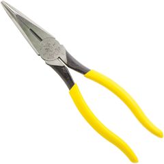 Klein Tools D203-8 Long Nose Side Cutting Pliers 8"