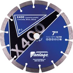 Diamond Vantage X400 General Purpose Supreme Blade 9" x .095" x U/A - Segmented