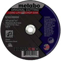 Metabo Cutting Wheel 14" x 1/8" x 20mm - Type 1