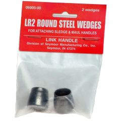 Round Steel Handle Wedges 9/16" 2-Pack