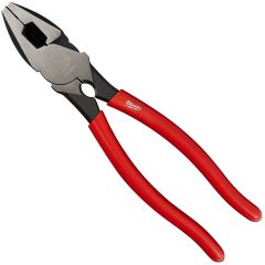 Milwaukee High Leverage Lineman's Pliers with Thread Cleaner 9"