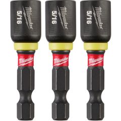 Milwaukee SHOCKWAVE™ Magnetic Nut Driver 5/16" x 1-7/8" - Pack of 3