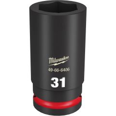 Milwaukee Shockwave 3/4" Drive 31mm 6 Point Deep Impact Socket