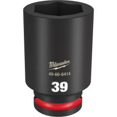 Milwaukee Shockwave 3/4" Drive 39mm 6 Point Deep Impact Socket