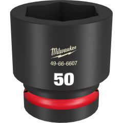 Milwaukee Shockwave 1" Drive 50mm 6 Point Standard Impact Socket