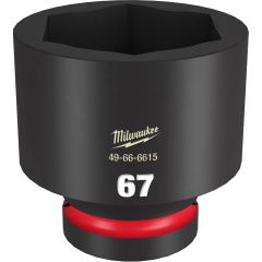 Milwaukee Shockwave 1" Drive 67mm 6 Point Standard Impact Socket