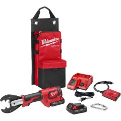 Milwaukee M18 6T Utility Crimper Kit with D3 Grooves & Fixed O Die