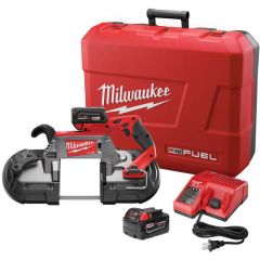 Milwaukee 2729-22 M18 FUEL™ Deep Cut Portable Band Saw Kit - (2) 5Ah Batteries