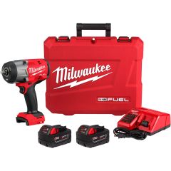 Milwaukee 2967-22 M18 Fuel 1/2" High Torque Impact Wrench with Friction Ring Kit