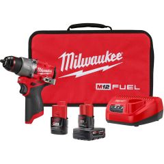 Milwaukee M12 Fuel 1/2" Hammer Drill and Driver Kit