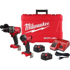Milwaukee M18 FUEL 2-Tool Hammer Drill and Hex Impact Driver Combo Kit (3697-22)