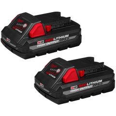 Milwaukee M18 RedLithium High Output CP3.0 Battery (2 Pack)