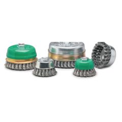4" x 5/8"-11 Knot Wire Cup Brush (Stainless Steel)