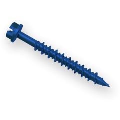 Wej-It 1/4" x 5" Wej-Con Concrete Screw (Slotted Hex Washer Head)