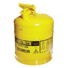 Justrite 5 Gallon Type 1 Yellow Safety Can