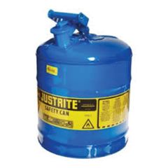 Justrite 5 Gallon Type 1 Blue Safety Can