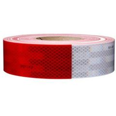 3M Diamond Grade Conspicuity Marking Tape - 2" Wide (Red/White)