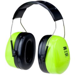 3M Peltor Optime™ 105 Hi-Viz Ear Muffs - NRR30