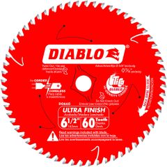 Diablo 6-1/2" Dia Circular Saw Blade, Wood Cutting, 5/8" Arbor