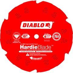 Diablo 10" x 6T Fiber Cement Cutting Saw Blade, 5/8" Arbor (D1006DH)