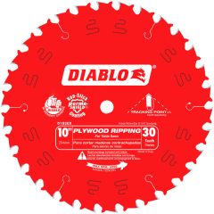 Diablo 10" x 30T Plywood Ripping Saw Blade, 5/8" Arbor (D1030X)