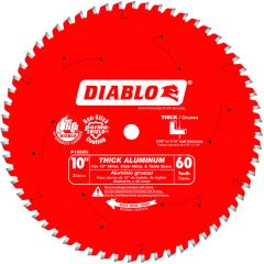 Diablo 10" Dia Circular Saw Blade, Aluminum Cutting, 5/8" Arbor