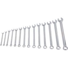 Sunex Tools SAE V-Groove Combination Wrench Set (12 Point), 14pc