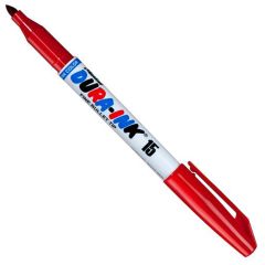Markal Dura-Ink 15 Red Bullet Tip Permanent Marker
