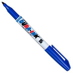 Markal Dura-Ink 15 Blue Bullet Tip Permanent Marker