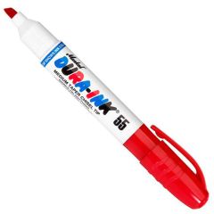 Markal Dura-Ink 55 Red Chisel Tip Permanent Marker