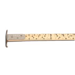 Conway-Cleveland Lumber Rule 4 Line Straight Head 1X39"