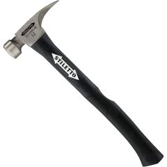 Stiletto TI12SC-F 12oz Titanium Hammer with Smooth Face and 16" Curved Fiberglass Handle