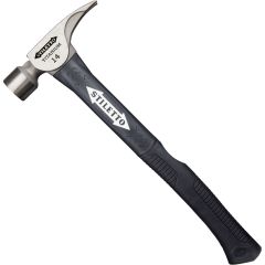 Stiletto TI14SC-F 14oz Titanium Hammer with Smooth Face and 16" Curved Fiberglass Handle