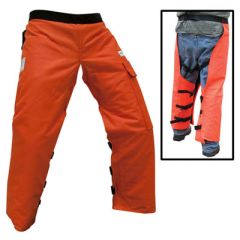 Forester Chainsaw Wrap Chaps (40" Length) Orange