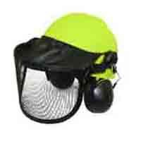 Forester Woodsman Helmet System - Hi-Vis Lime Green