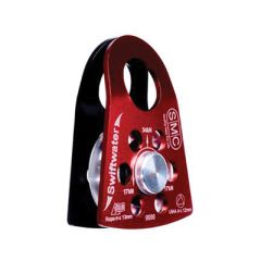 SMC Swiftwater Pulley Aluminum Bb Red 2"