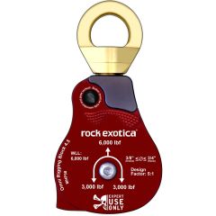 Rock Exotica MHP58 Material Handling Omni-Block 4.5" Swivel Pulley